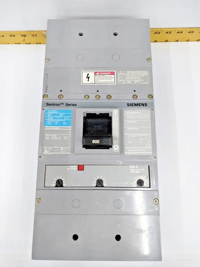 Автоматический выключатель SIEMENS SENTRON SERIES 800 AMP CIRCUIT BREAKER 600 VA