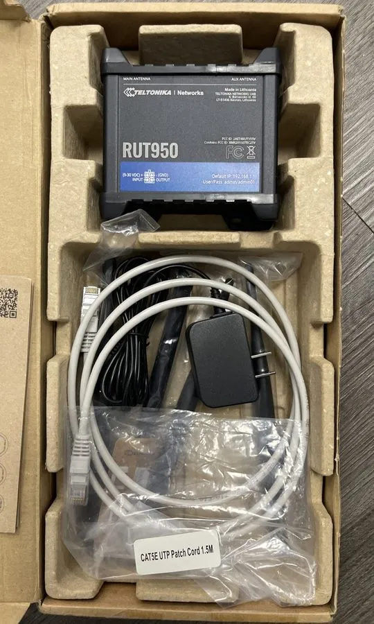 Маршрутизатор Teltonika RUT955 Rugged 4G/LTE Dual SIM Cellular Router with Wi-Fi — фото лота 1