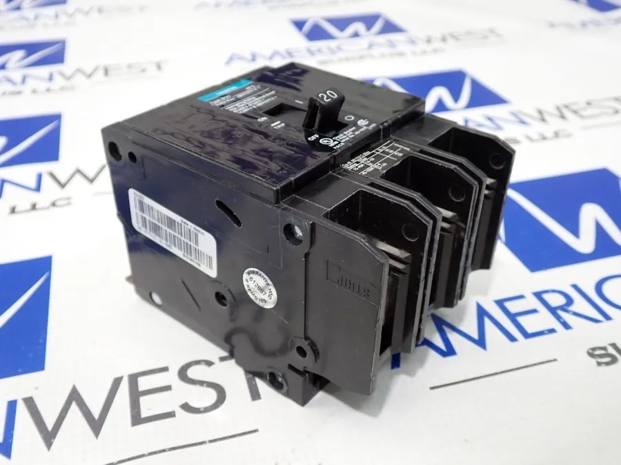 Автоматический выключатель SIMENS BQD BQD320 3 POLE 20 AMP 480V GRAY CIRCUIT BRE
