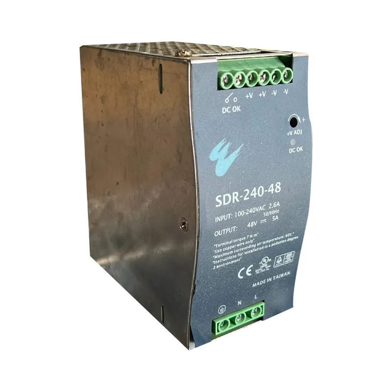Блок питания SDR-240-48 Single Output Industrial Power Supply 240W 48V DIN Rail — фото лота 2