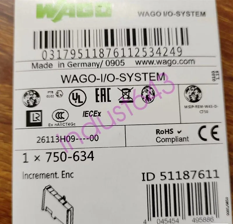 ПЛК 750-634 WAGO PLC Module 750 634