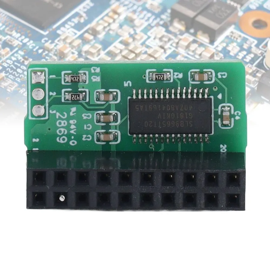 Запчасть для сервера TPM 2.0 Cryptographic Security Module 20Pin TPM2.0 Module