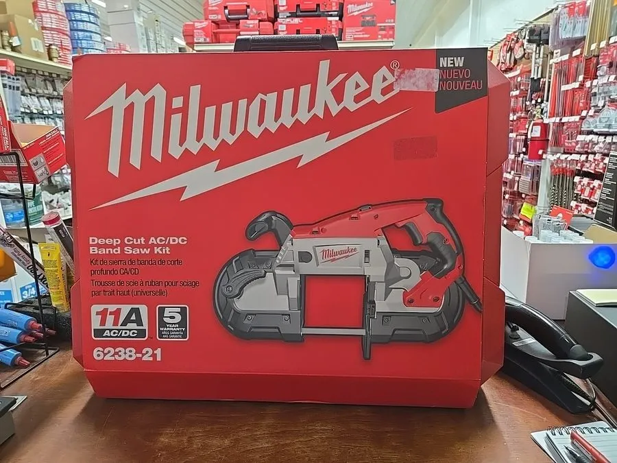 Оборудование ЧПУ Milwaukee 6238-21 120V AC/DC 11Amp Double Insulated Deep Cut Ba — фото лота 1