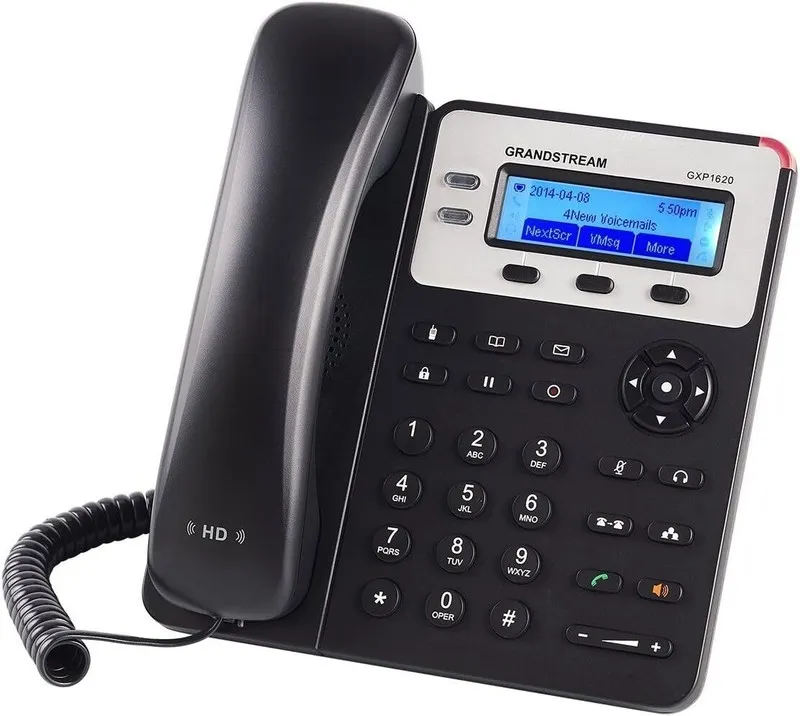 Grandstream GXP1620 1625 VoIP IP Phone with Dual Lines HD Audio and LCD Display