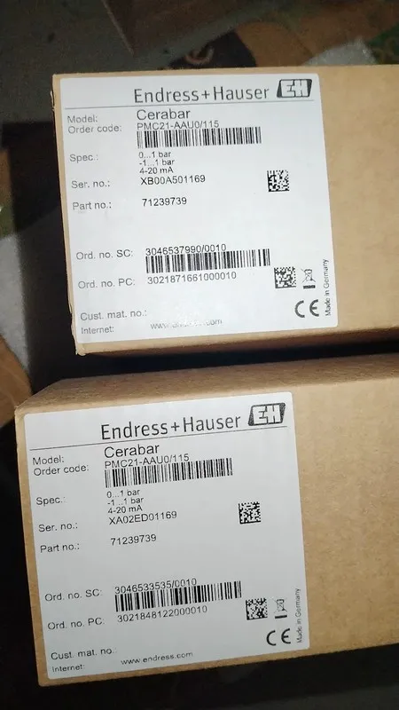 Датчик давления Endress+Hauser PMC21-AAU0/115 Pressure Transmitter — фото лота 1