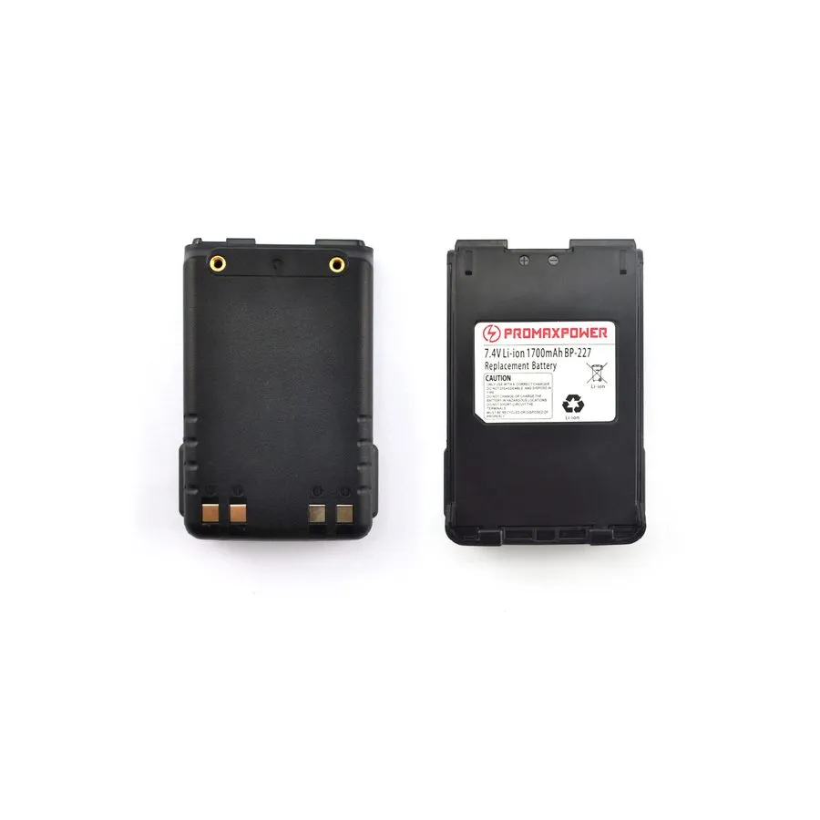Радиостанция 6x 1700mAh Li-Ion Batteries для Icom BP-227Li Radios IC-M88 IC-85E  — фото лота 1