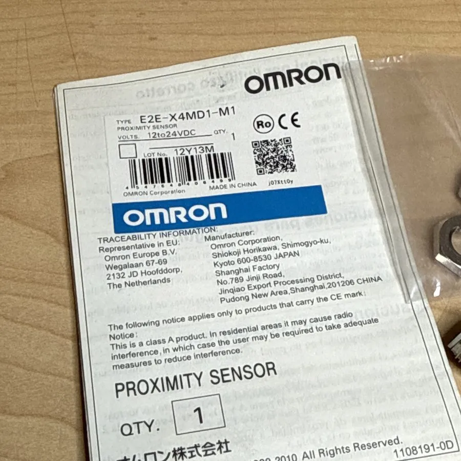 Датчик приближения Omron E2E-X4MD1-M1 Proximity Sensor 4547648406499 — фото лота 1