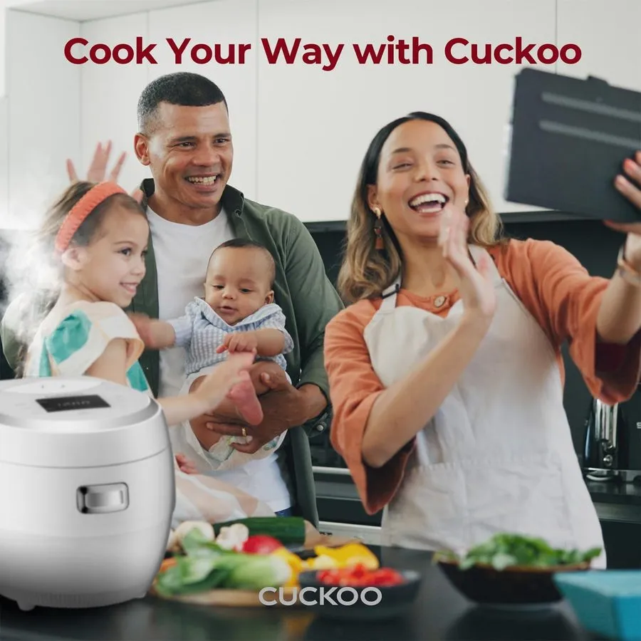 Рисоварка CUCKOO Micom Fuzzy Logic Rice Cooker, 20-Cup Cooked, White, CR-1020F L