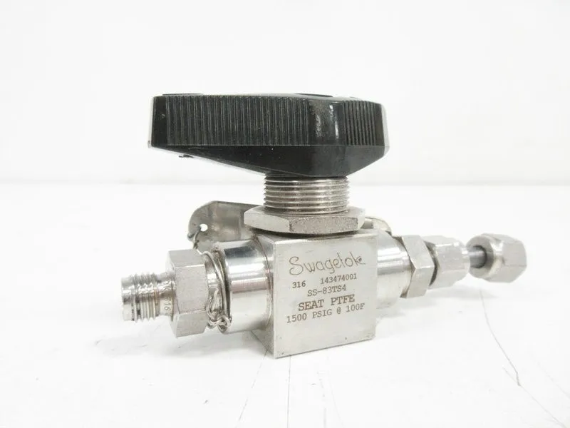 Клапан WHITEY/SWAGELOK BALL VALVE 1/4" COMP, SS-83TS4, #128R16