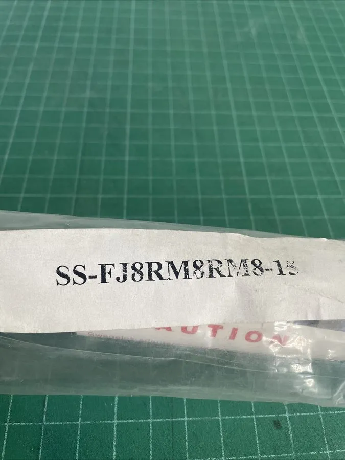 Фитинг Swagelok Braid Hose 1/2” Tube X 15", SS-FJ8RM8RM8-15, Rotatable Male VCR  — фото лота 2