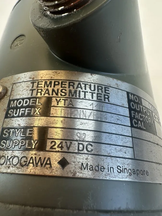 Датчик температуры Yokogawa YTA140 Temperature Transmitter 4-20mA DC Output Indu — фото лота 1