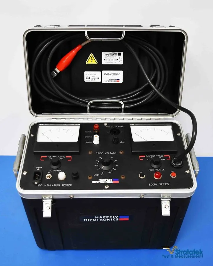 Тестер Haefley Hipotronics 880PL-10MA-A DC High Voltage Hipot Tester 80 kV/10 mA — фото лота 1