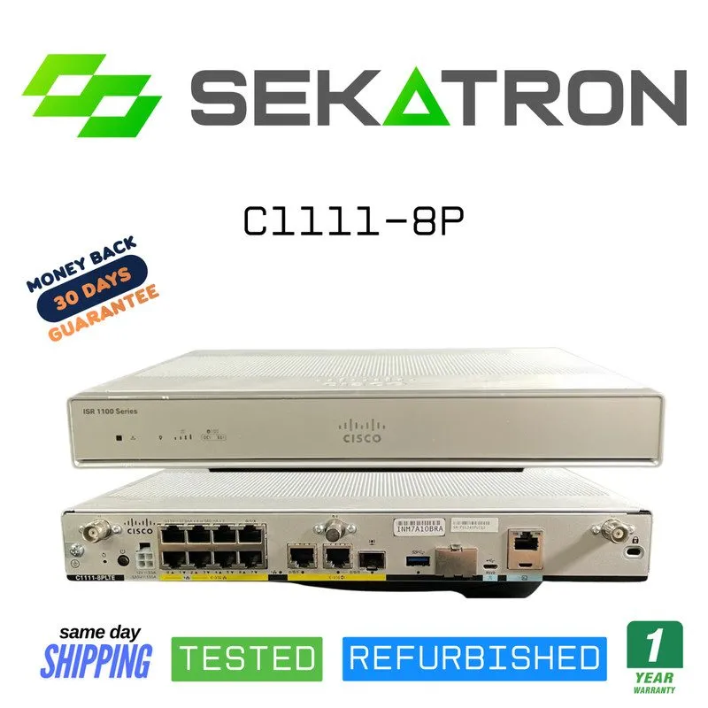 Маршрутизатор Cisco C1111-8P ISR 1100 8-Port GE PoE+ Dual WAN Router