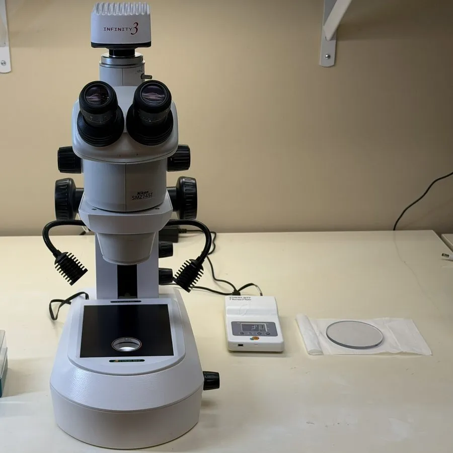 Микроскоп Nikon SMZ745T Stereo microscope With eyepieces 10× Three tube observat — фото лота 1