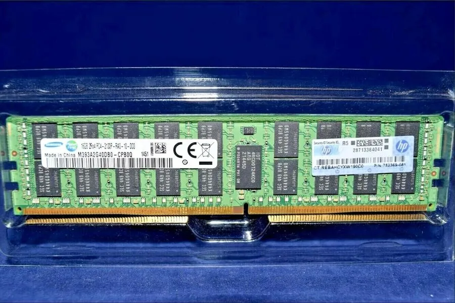Модуль памяти 726719-B21 HPE 16GB 2Rx4 PC4-17000 DDR4-2133Mhz ECC Registered 752