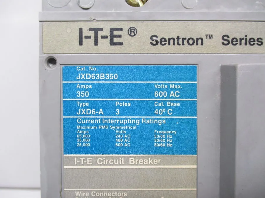 Автоматический выключатель Siemens JXD63B350 Sentron Series Circuit Breaker 350A