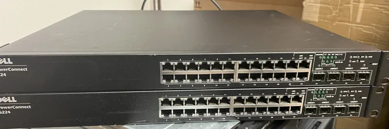 Коммутатор Dell PowerConnect 6224 24-Port Gigabit Managed Switch Rackmount