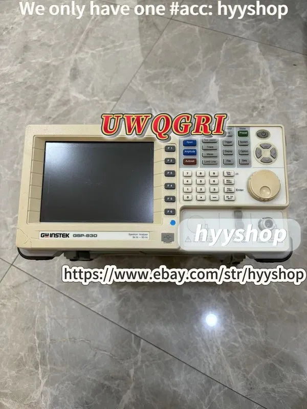 Анализатор спектра GW Instek Gwinstek GSP-830 Spectrum Analyzer 3GHz