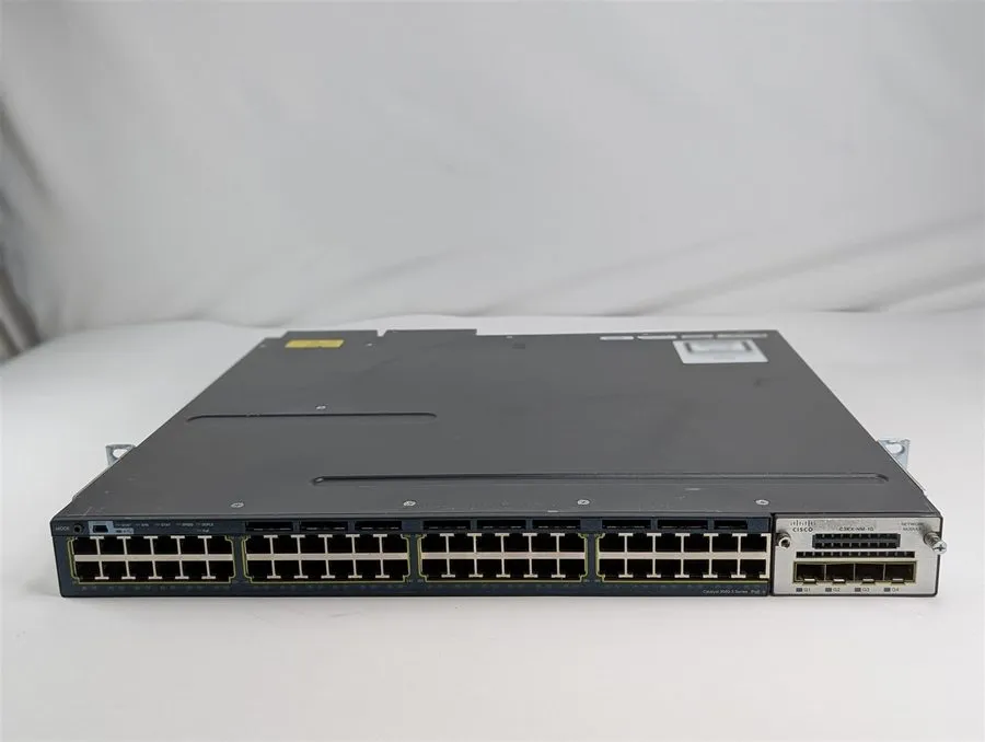 Коммутатор Cisco WS-C3560X-48P-L Standalone 48 Port PoE+, with Dual AC 715W and 