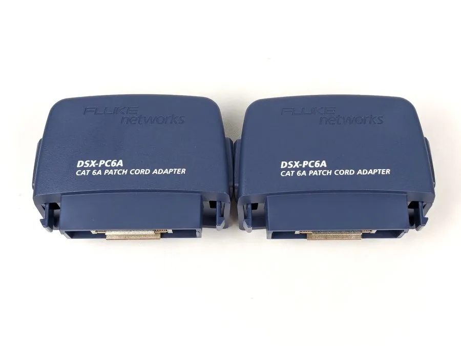 Тестер Fluke Networks DSX-PC6A Cat6A Patch Cord Test Adapter Set of 2 — фото лота 2