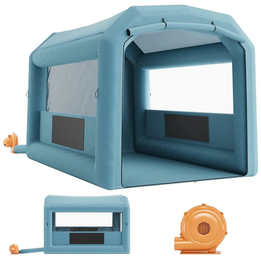 Вентилятор 13x10x9/20x11.5x9/26x15x11 FT Portable Inflatable Paint Spray Booth W