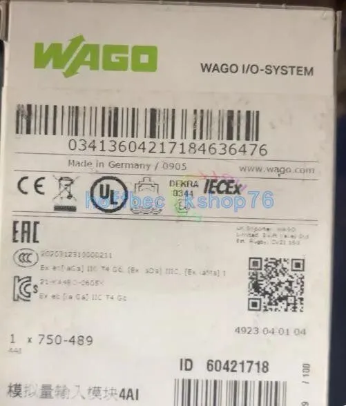 Контроллер WAGO 750-489 Logic Controller Module Fast