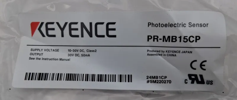 Фотоэлектрический датчик Keyence PR-MB15CP Photoelectric Sensor