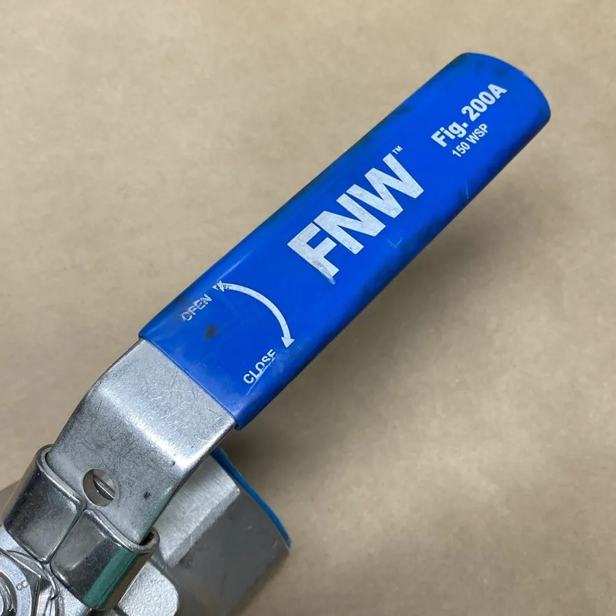 Клапан FNW FNW200AK 2" Ball Valve Stainless Steel CF8M 1000 CWP Full Port