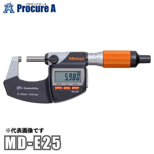 Микрометр Mitutoyo QuantuMike MD-E25 293-140-40 Digital Micrometer 0-25mm IP65 J