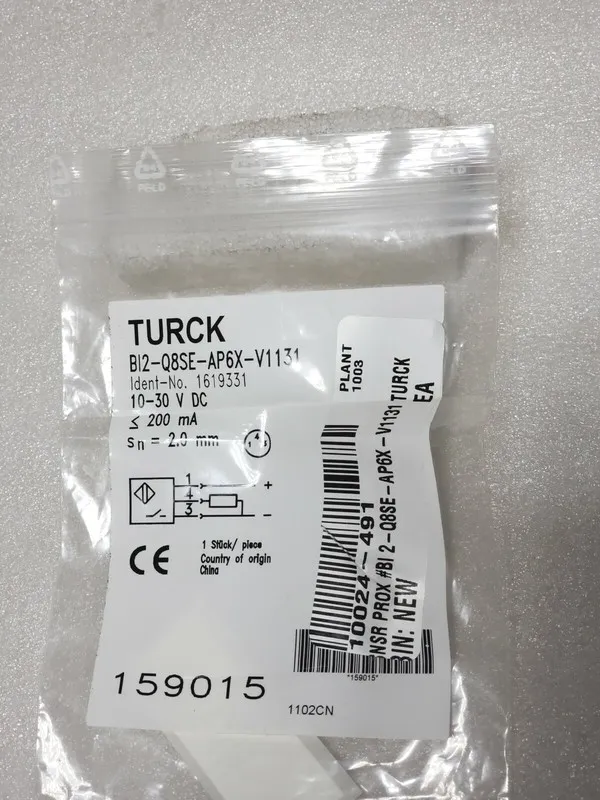 Датчик приближения TURCK BI2-Q8SE-AP6X-V1131 Proximity Switch/Sensor 1619331 — фото лота 1