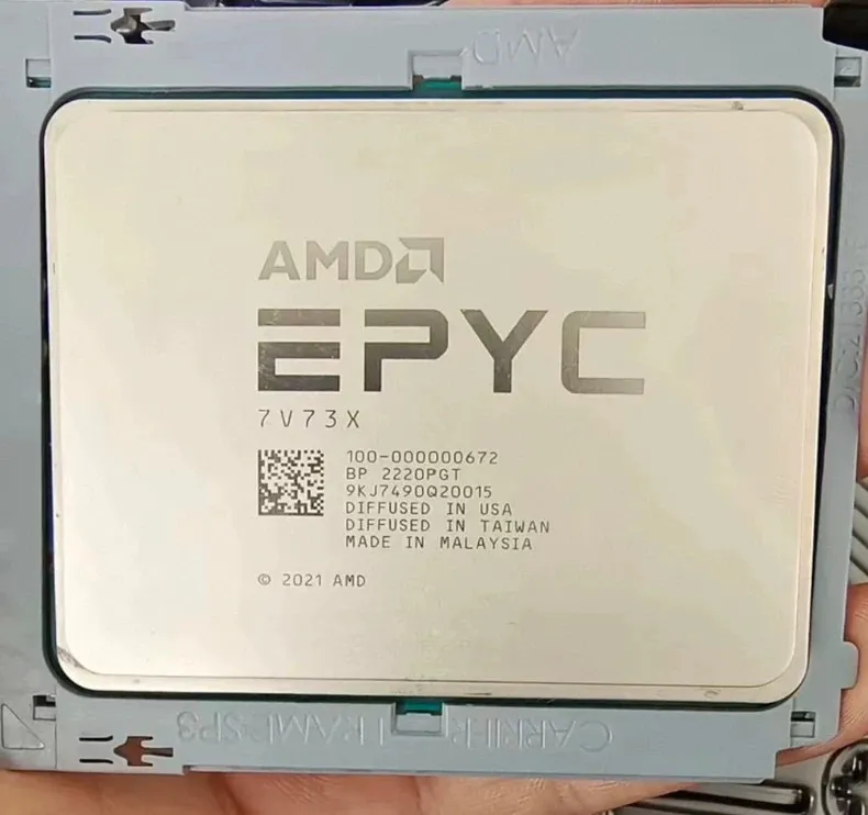 Сервер AMD EPYC 7V73X CPU 64 Core 128 Threads 1.85 GHz 280W Server Processor