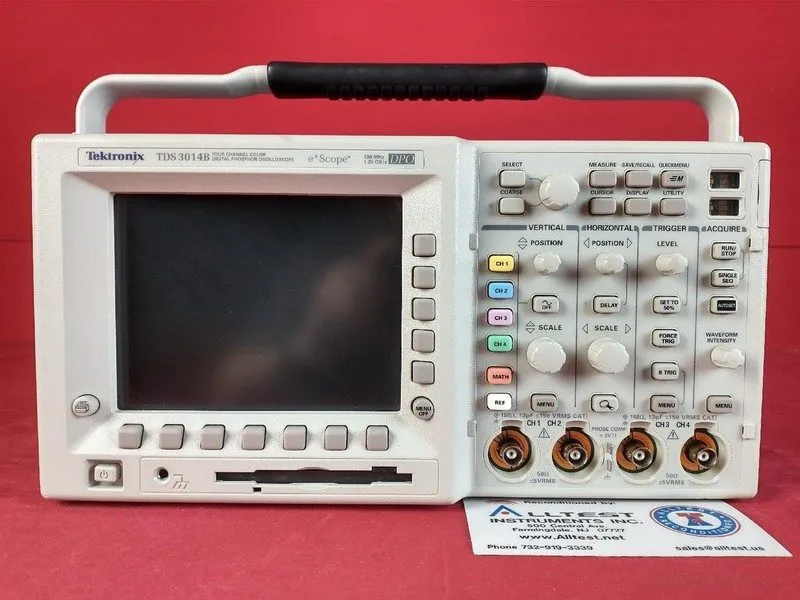 Тестер Tektronix TDS3014B 4-Channel 100MHz 1.25GS/s Digital Phosphor Oscillos