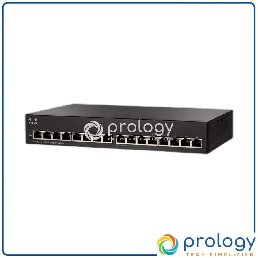 Коммутатор Cisco Small Business SG110-16 16-Port Gigabit Desktop Switch Excellen