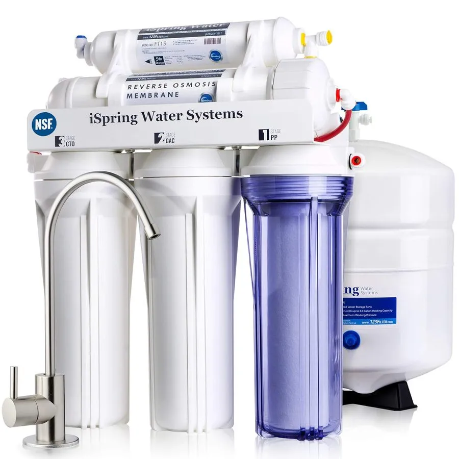 Насос NSF Certified RCC7 5-Stage Reverse Osmosis System & F5-75 Filter Pack Set