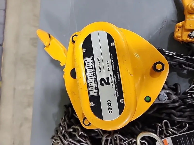 Таль HARRINGTON CB020-20 20' 4000 LB LIFT MANUAL LIFT 2 TON CHAIN HOIST