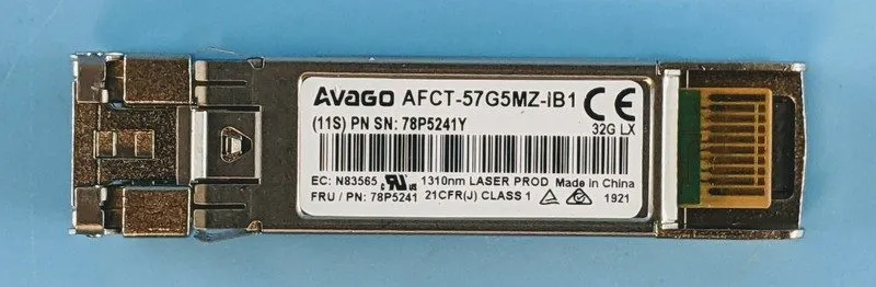 Трансивер IBM Avago AFCT-57G5MZ-IB1 78P5241 32G LX SFP28 1310nm LC Transceiver