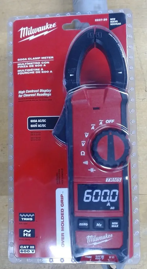 Тестер Milwaukee 2237-20 600V AC/DC Digital Clamp Meter HVAC/R