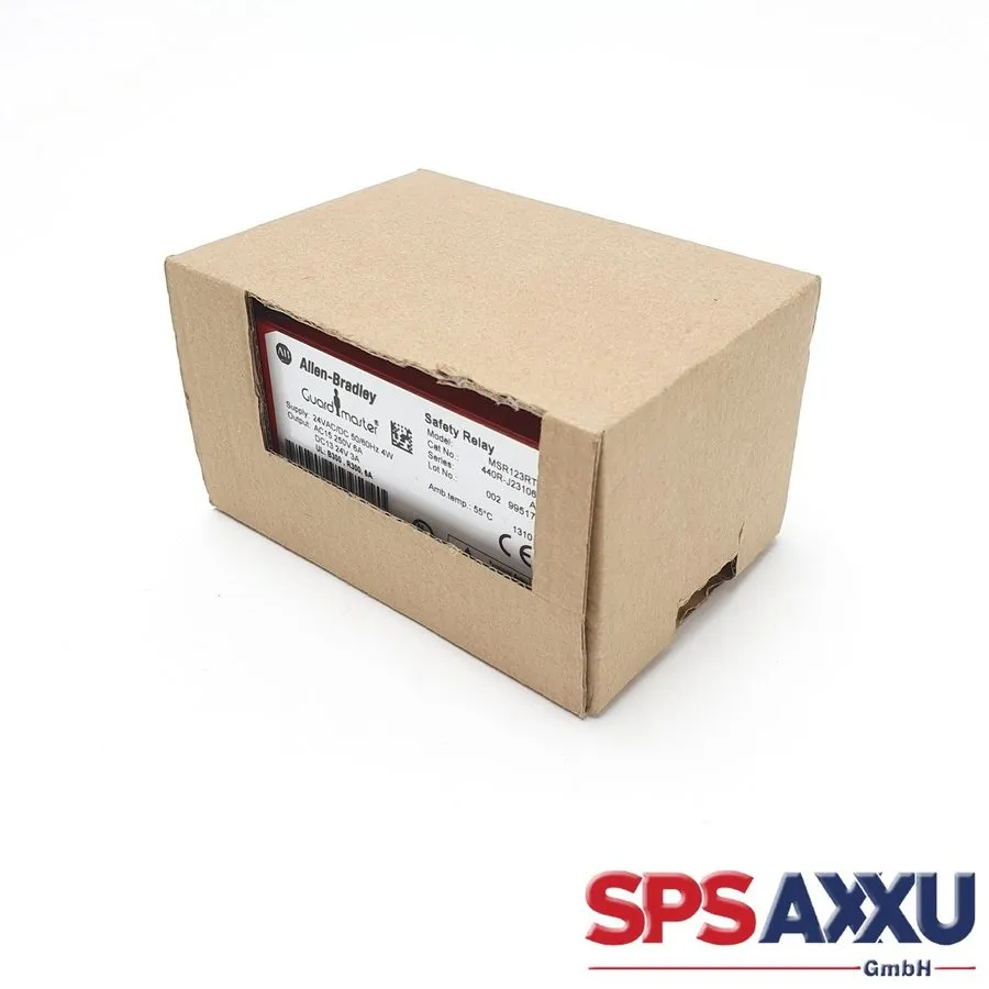 Реле безопасности Allen-Bradley 440R-J23106 Safety Relay MSR123RT 24V AC/DC — фото лота 1