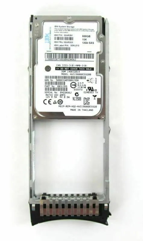 Жёсткий диск IBM 00AR323 2.5" 600GB 15K SAS 12Gbs HDD 00AR391 Storwize V7000 Gen