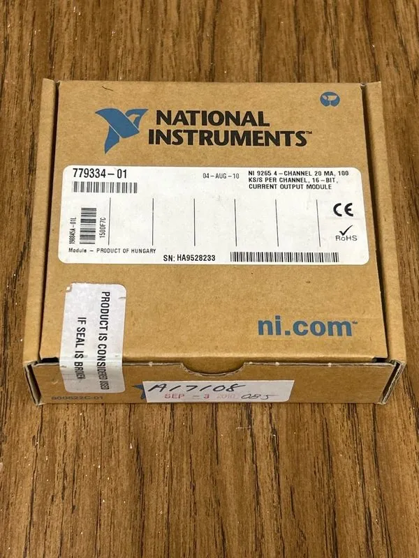 Модуль National Instruments NI-9265 4 Channel/Analog Output 20mA Module — фото лота 1