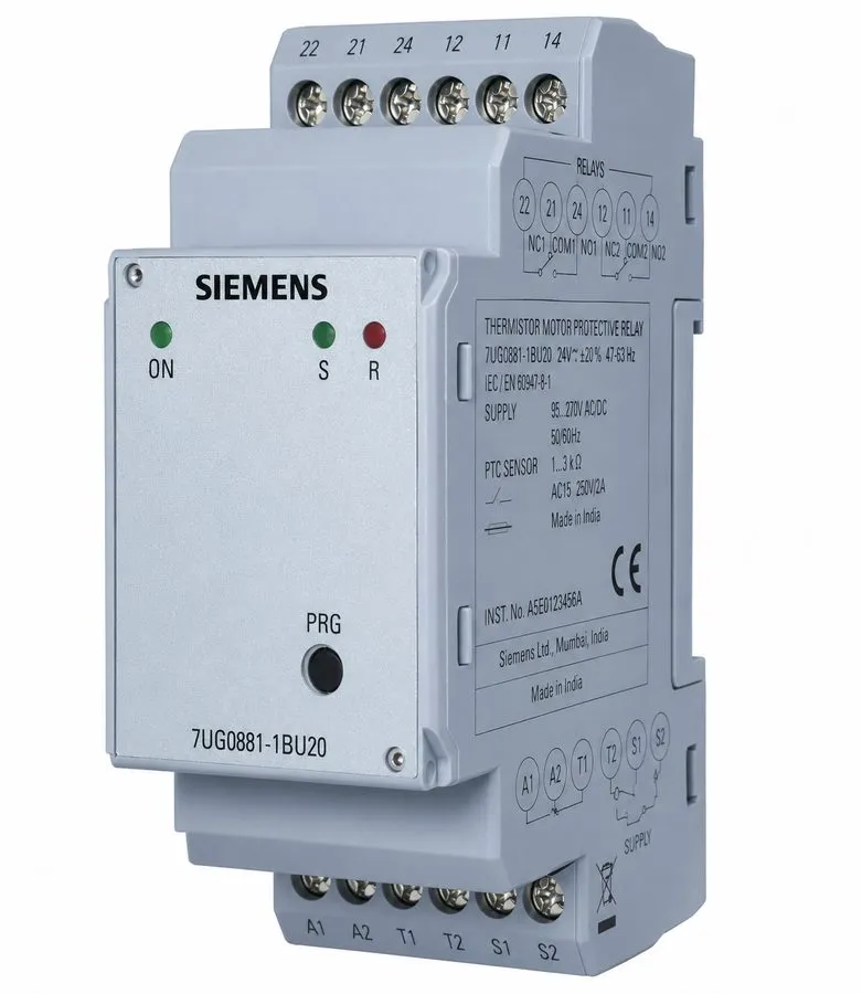 Реле защиты Siemens 7UG0881-1BU20 Thermistor protection relay 110-240V AC/DC