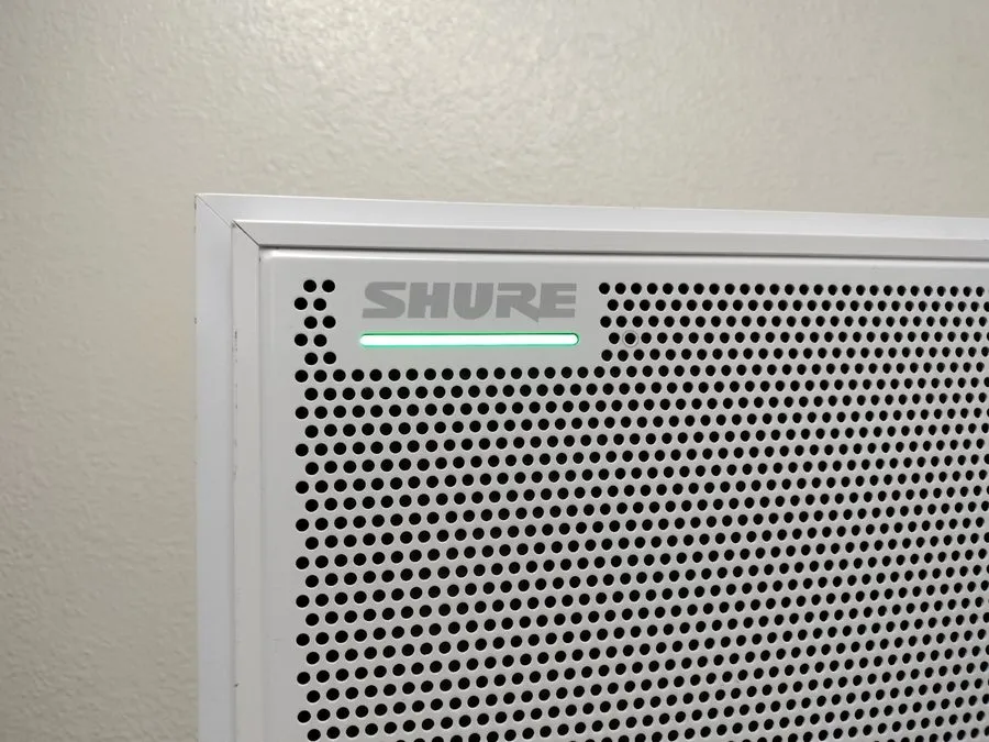 Микрофон Shure MXA910W Microflex Advance White Ceiling Array Microphone Dante Po