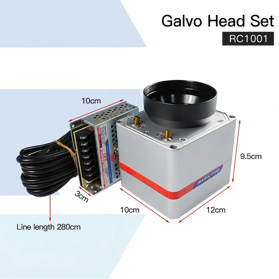 Лазерный маркиратор 50W MAX Fiber Laser Marking Machine 200 200mm SINO Galvo RC1