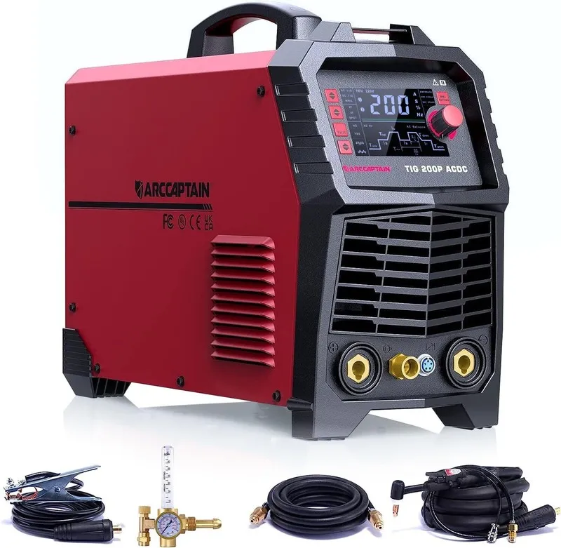Сварочный аппарат 7IN1 TIG 200A Welder 200Amp TIG200P AC/DC MultiProcess DASH-AR