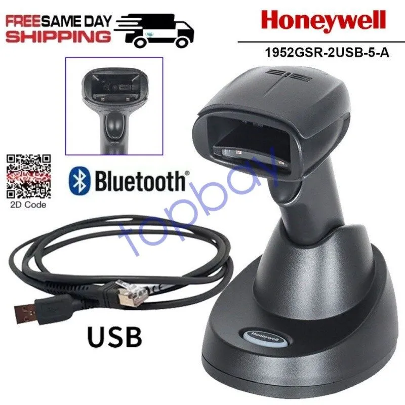 Сканер штрих-кода Honeywell 1952GSR-2USB-5-A Xenon Wireless 2D Imager Barcode Sc