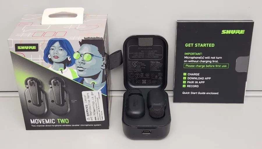 Микрофон Shure MoveMic Two MV-TWO-Z7 2-Channel Wireless Lavalier Microphone Syst