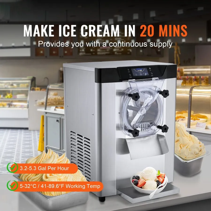 Оборудование для общепита Commercial Soft/Hard Serve Ice Cream Machine Maker 10- — фото лота 1