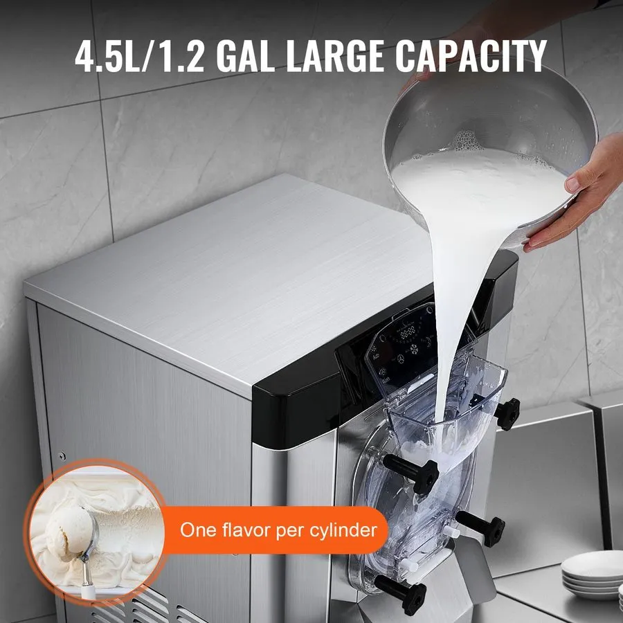 Оборудование для общепита Commercial Soft/Hard Serve Ice Cream Machine Maker 10- — фото лота 2