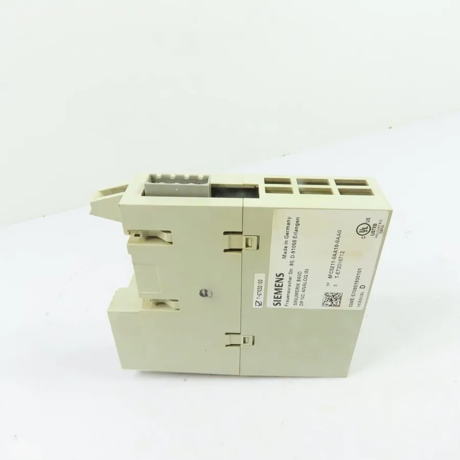 Стойка ЧПУ Siemens 6FC5211-0AA10-0AA0 Sinumerik 840D DP NC Analog Input Module V