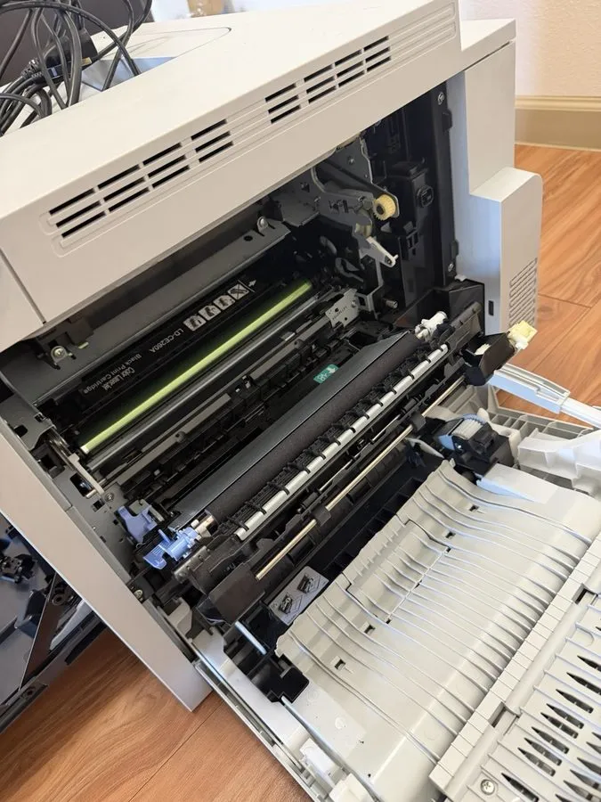 VoIP-шлюз HP Color LaserJet CP4525 Workgroup Color Laser Printer, HP Color Laser — фото лота 4